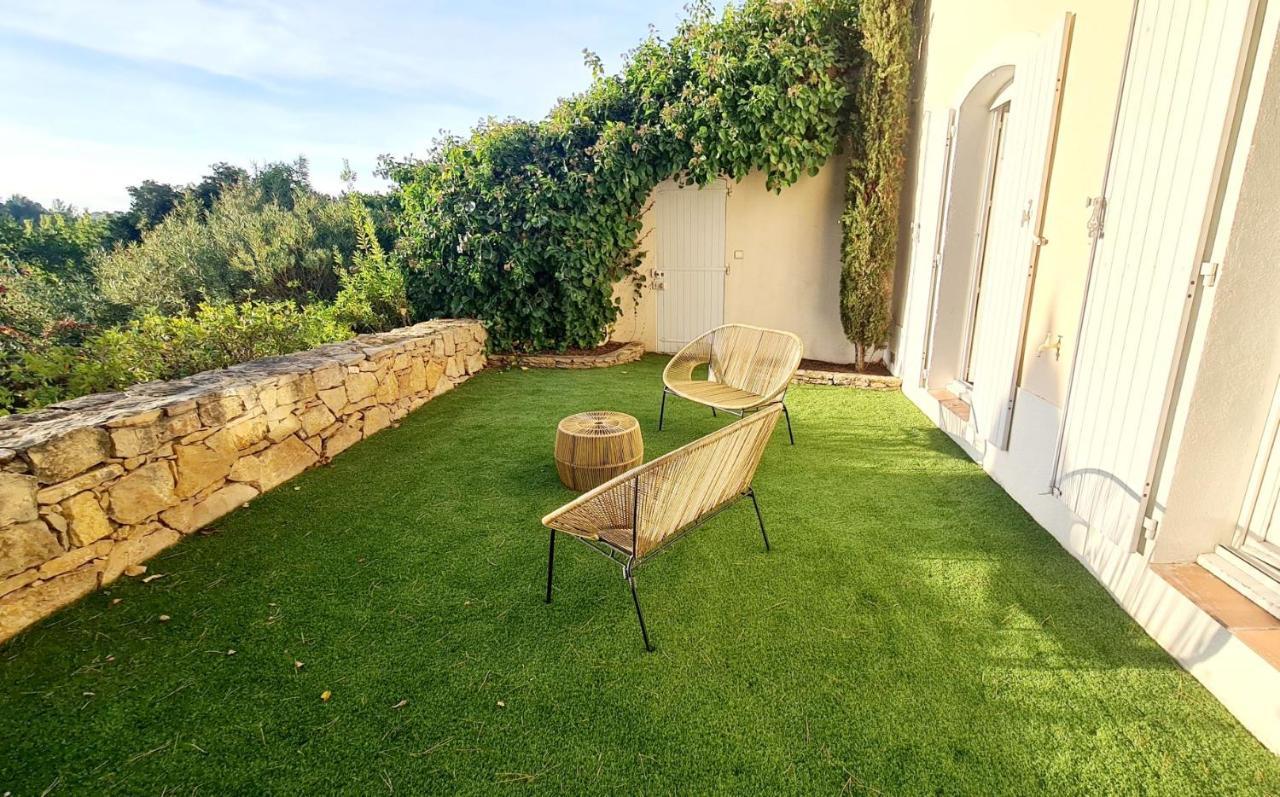 Superbe Villa-Domaine Avec Golf Piscine Et Tennis Saint-Cyr-sur-Mer Esterno foto